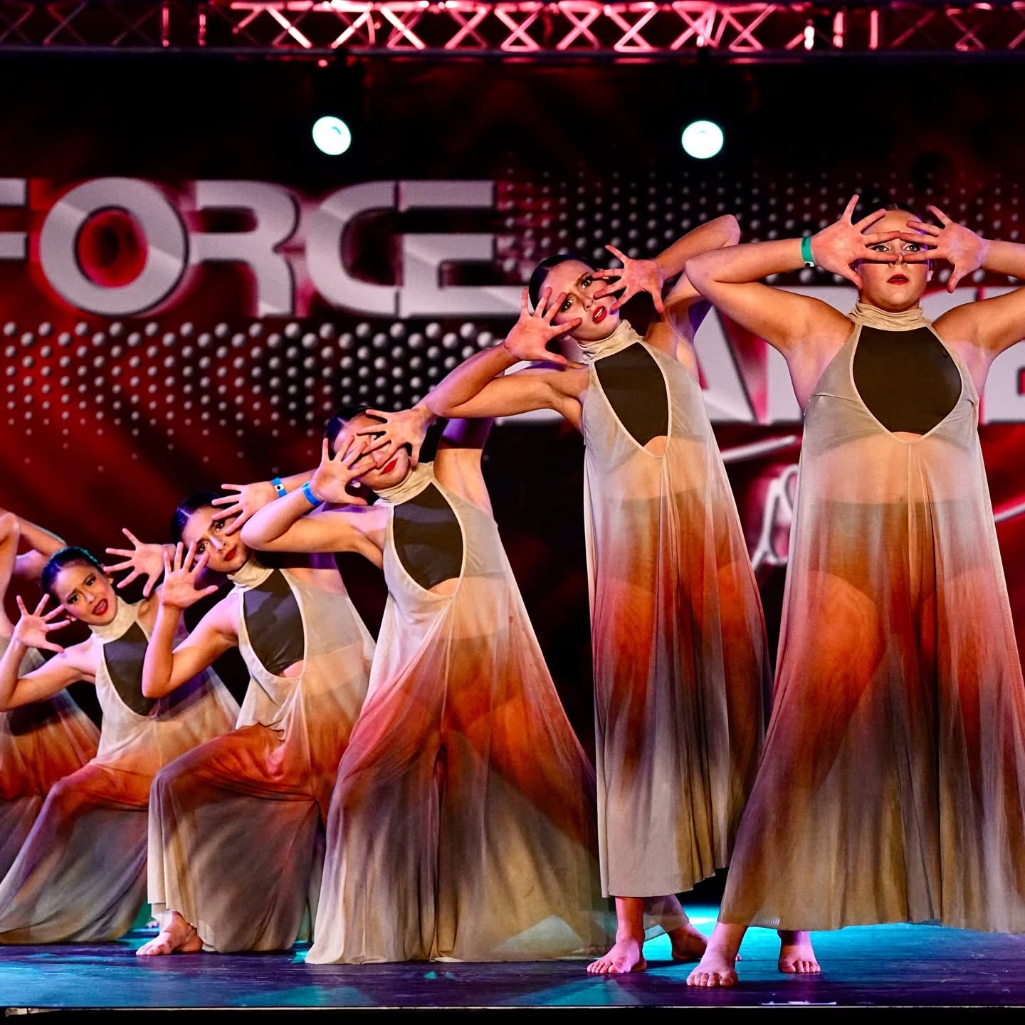 a group of people on a stage